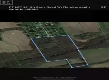 Pt Lot 15 4th Conc Rd W, Hamilton, Ontario L8B0L5, ,Vacant Land,For Sale,15 4th Conc Rd W,X7254904