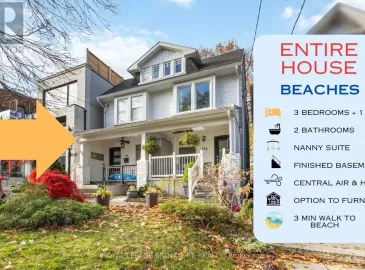 118 Wheeler, Toronto, Ontario M4L3V2, 4 Bedrooms Bedrooms, ,2 BathroomsBathrooms,Single Family,For Lease,Wheeler,E7292824