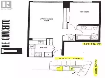 7 Carlton Street, Toronto, Ontario M5B2M3, 1 Bedroom Bedrooms, ,1 BathroomBathrooms,Single Family,For Lease,Carlton,C7302602