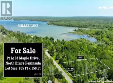 Ptlt 23 Maple Drive, Northern Bruce Peninsula, ON N0H1Z0, ,Vacant Land,For Sale,Maple,X6176628